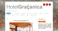 Desktop Screenshot of hotelgracanica.com