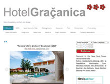Tablet Screenshot of hotelgracanica.com
